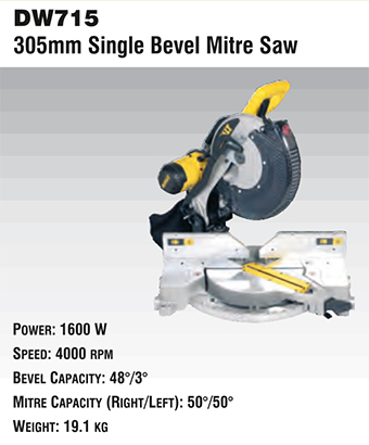 dw715 single bevel mitre saw