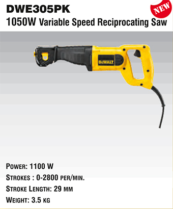 dwe305pk variable speed reciprocating saw