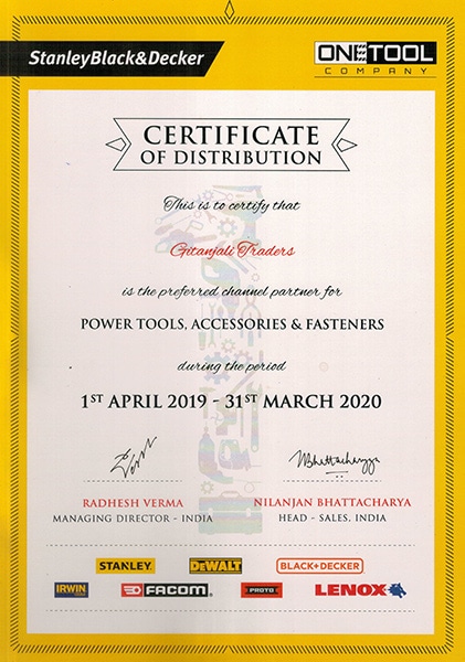 certificate of distribution dewalt-certificate-of-distribution-april-2019-to-march-2020